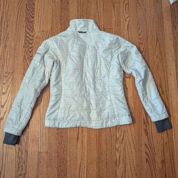 Columbia Whirlibird Blue/Gray Plaid 3 In 1 Snowboard Jacket - Picture 9 of 12